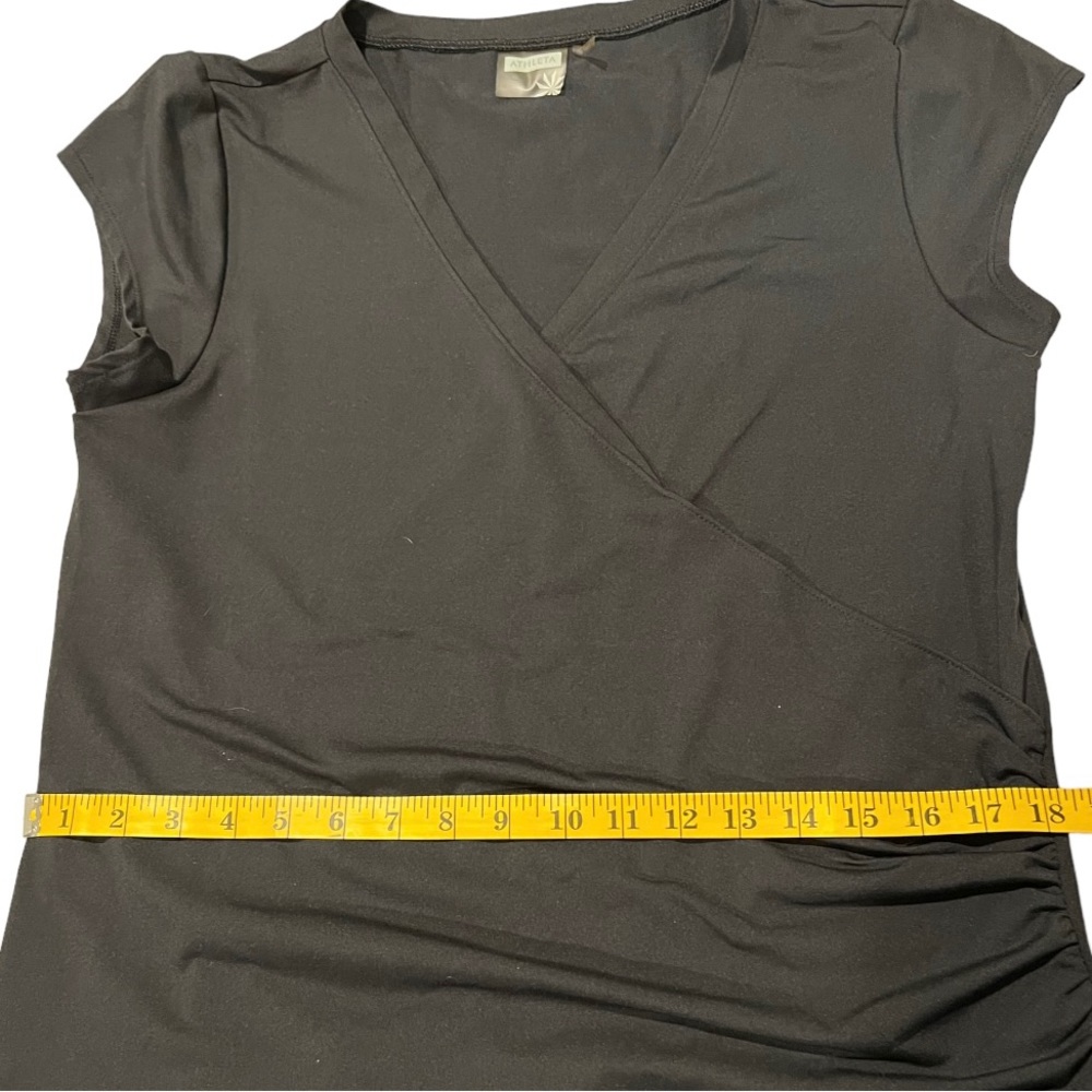 Athleta draped faux wrap nectar stretchy dress women’s size XL - Picture 10 of 10